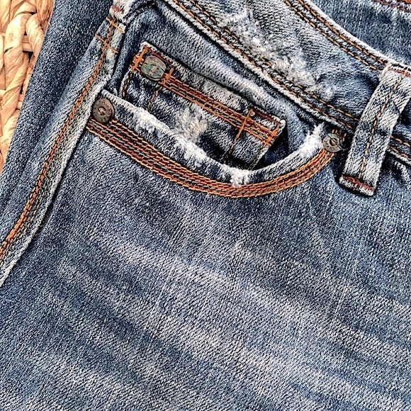 Silver Tina Distressed Low Rise Bootcut Jean - Picture 9 of 16